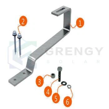 solar roof mount flat tile hook Solar Roof Hook for Tile Roof solar roof mount flat tile hook Solar Roof Hook for Tile Roof