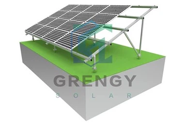 Antžeminis PV montavimas vienoje eilėje