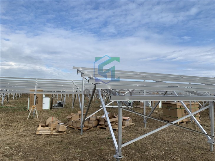 Concrete Block Solar Ground Mounting Frame System