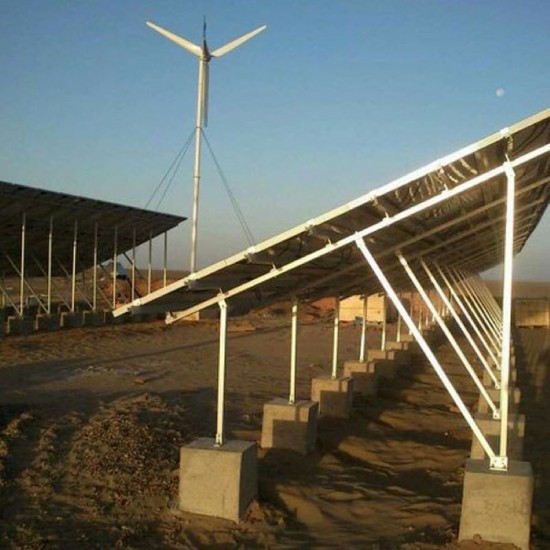 Concrete Block Solar Ground Mounting Frame System