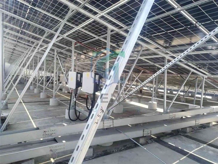 Concrete Pier Foundation Solar Mounting Structure