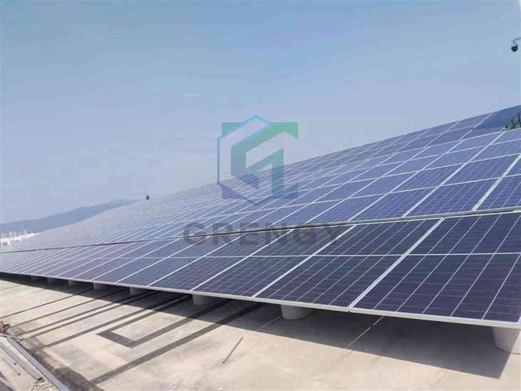 Concrete Pier Foundation Solar Mounting Structure