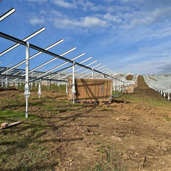 No-Dig Solar Foundations Helical Piles For Rocky Soil factory
