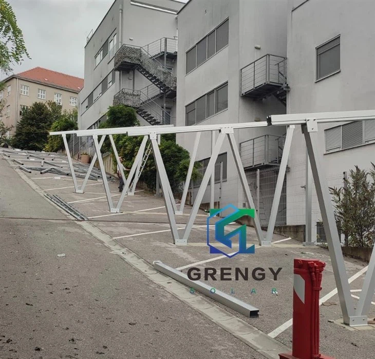 Residential Carport With Solar Panels