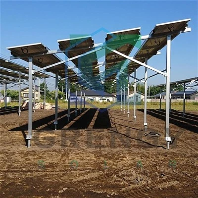 Montavimo ant žemės konstrukcija|Agrivoltaic montavimo sistema