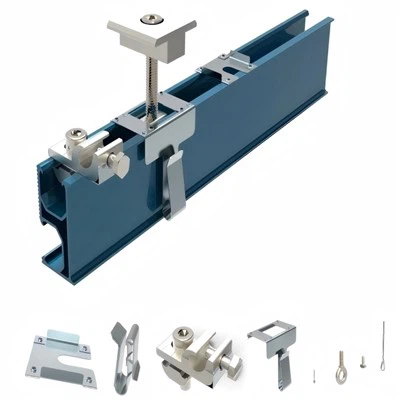 Metalinės stogo saulės PV montavimo sistemos