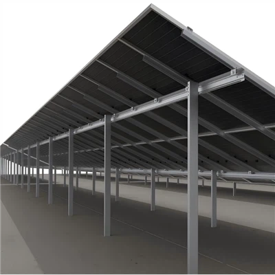 ZAM padengtas plieninis saulės elementų stovo antžeminis tvirtinimas