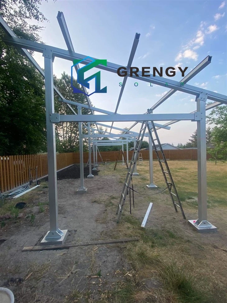 Solar Panel Parking Canopy